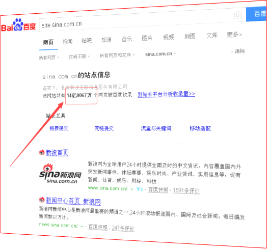 新浪网络推广搜索结果